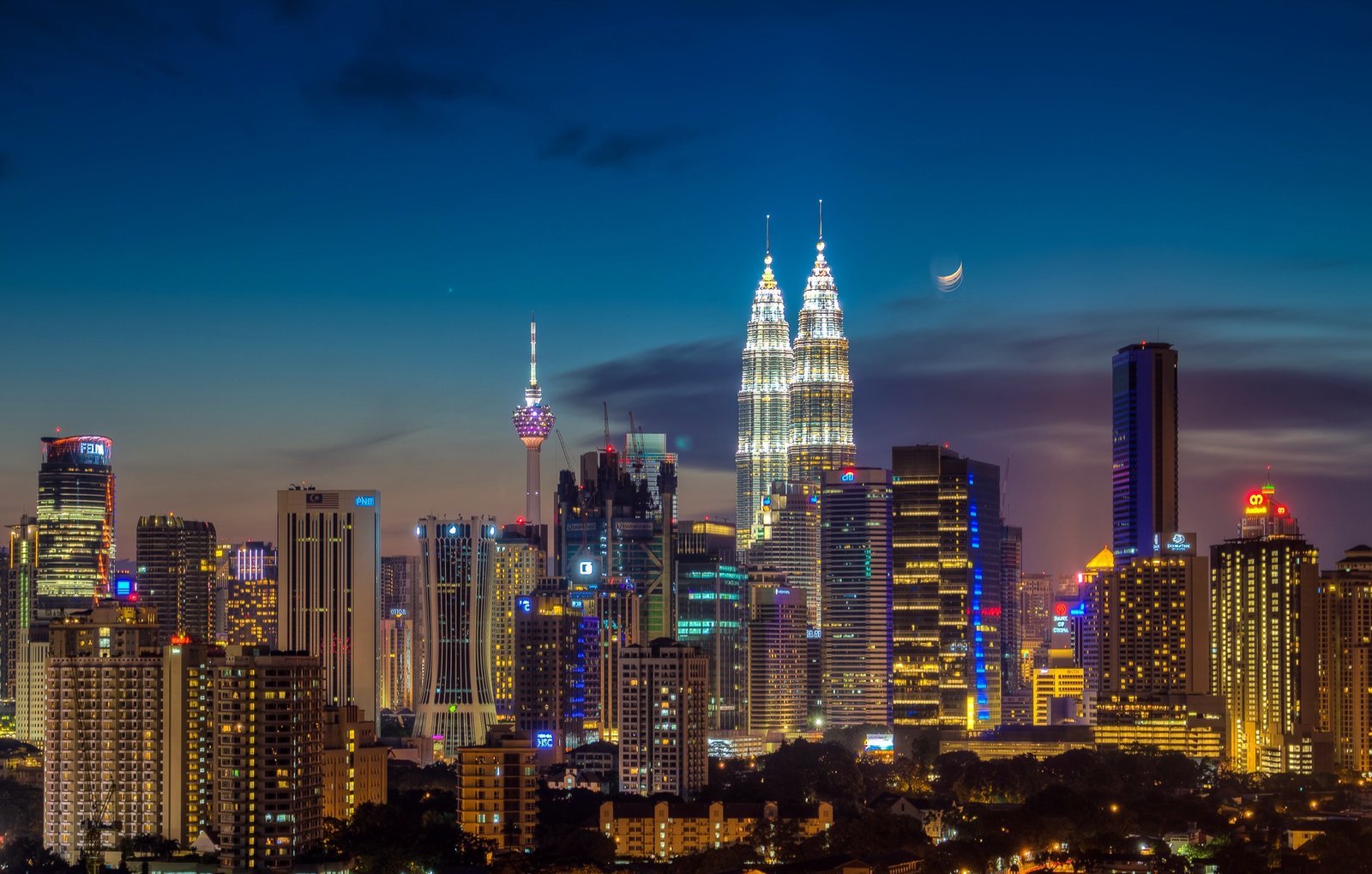 Kuala Lumpur at night